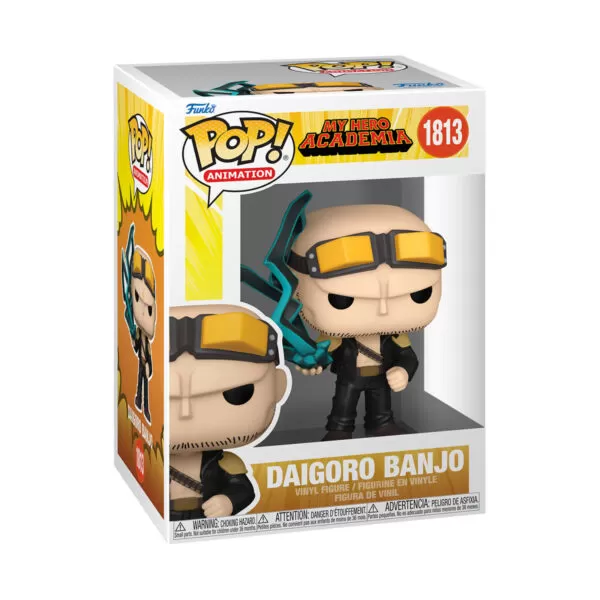 Packaged View of Daigoro Banjo Funko Pop #1813 – My Hero Academia Vinyl Collectible