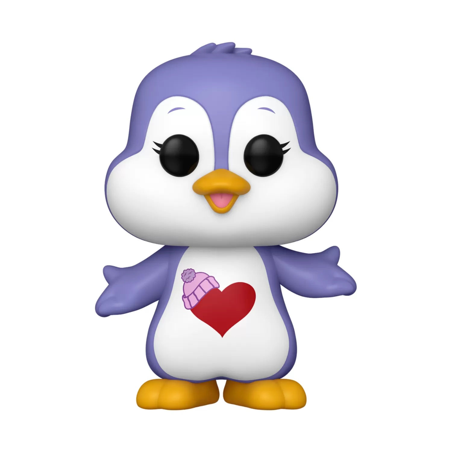 Funko Pop Cozy Heart Penguin #1803 figurine from Care Bears Cousins displayed outside of its box