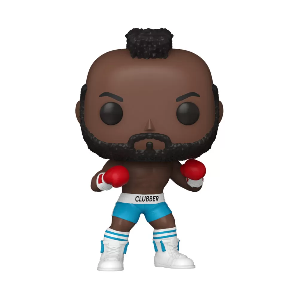 Unboxed Rocky Funko Pop Clubber Lang Vinyl Figure #1714 displaying detailed features.