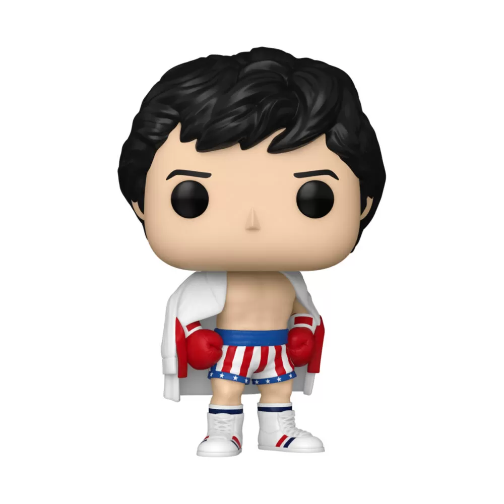 Unboxed Rocky Funko Pop Rocky Balboa (Rocky IV) Vinyl Figure #1713 displaying detailed features.