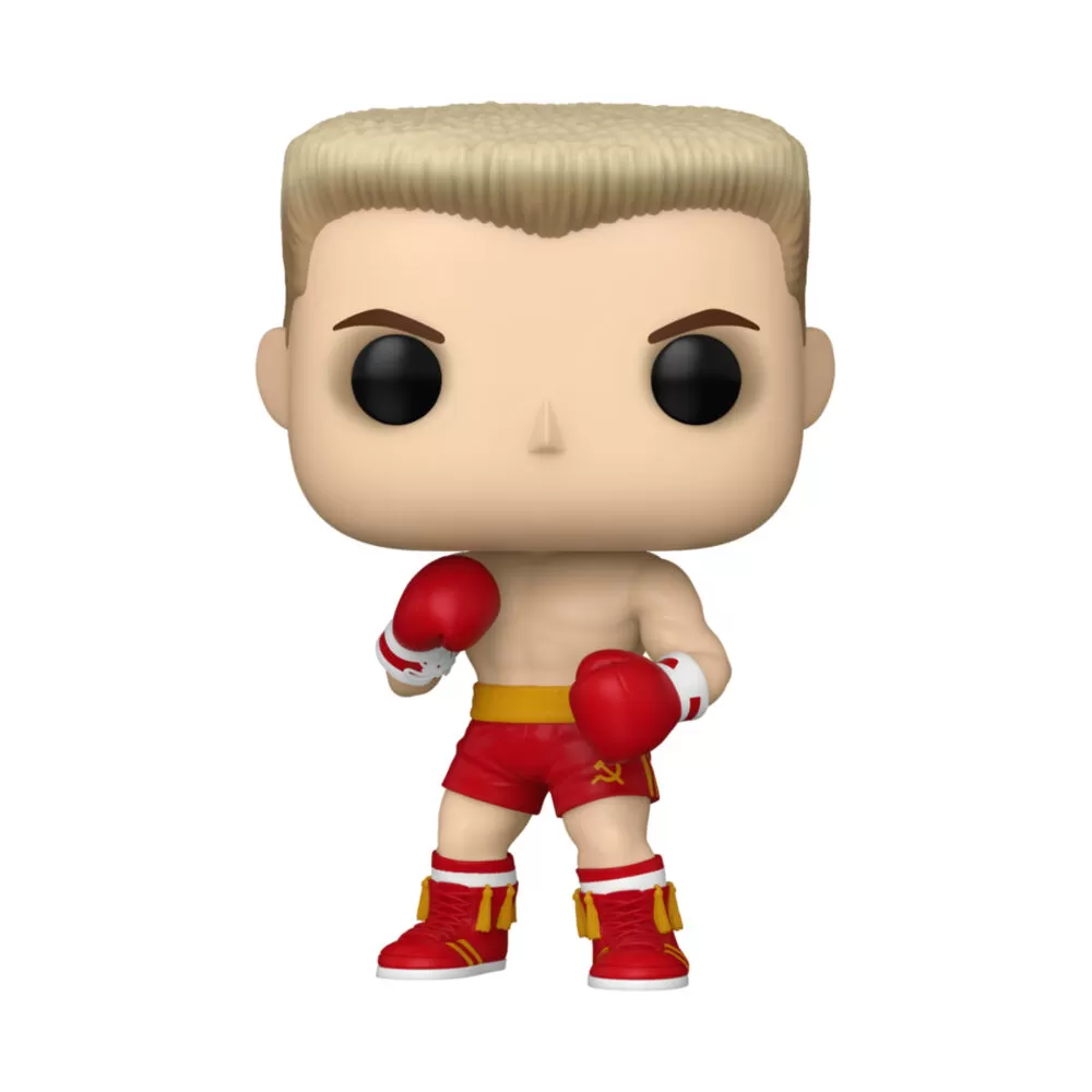 Unboxed Rocky Funko Pop Ivan Drago collectible vinyl figure #1715 displaying detailed features.