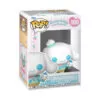 Front view of the Hello Kitty and Friends Cinnamoroll Funko Pop collectable with ice cream vinyl figure #100 in its original packaging.