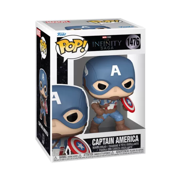 Marvel Captain America Funko Pop - The Infinity Saga Bobblehead #1476