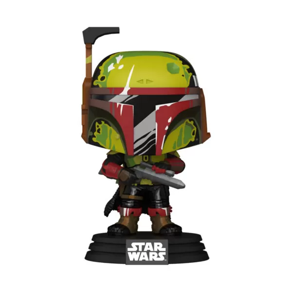 Unboxed Star Wars Funko Pop Boba Fett Retro collectible bobblehead vinyl figure #769 displaying detailed features.