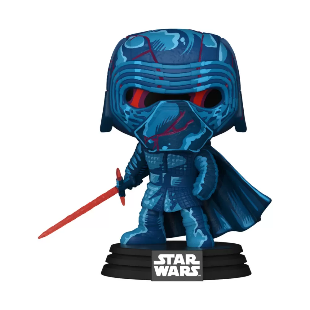 Unboxed Star Wars Funko Pop Kylo Ren Retro collectible bobblehead vinyl figure #770 displaying detailed features.