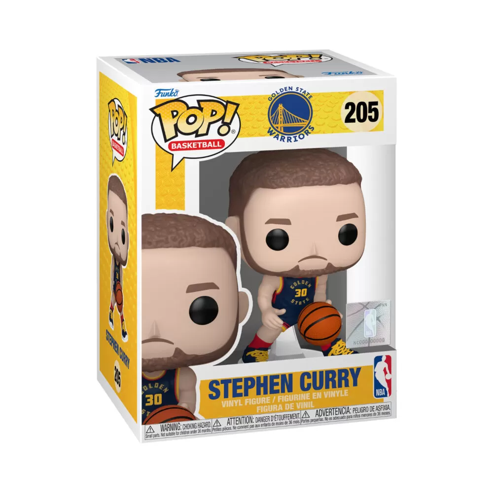 Stephen Curry – Golden State Warriors Funko Pop Vinyl Figure #205