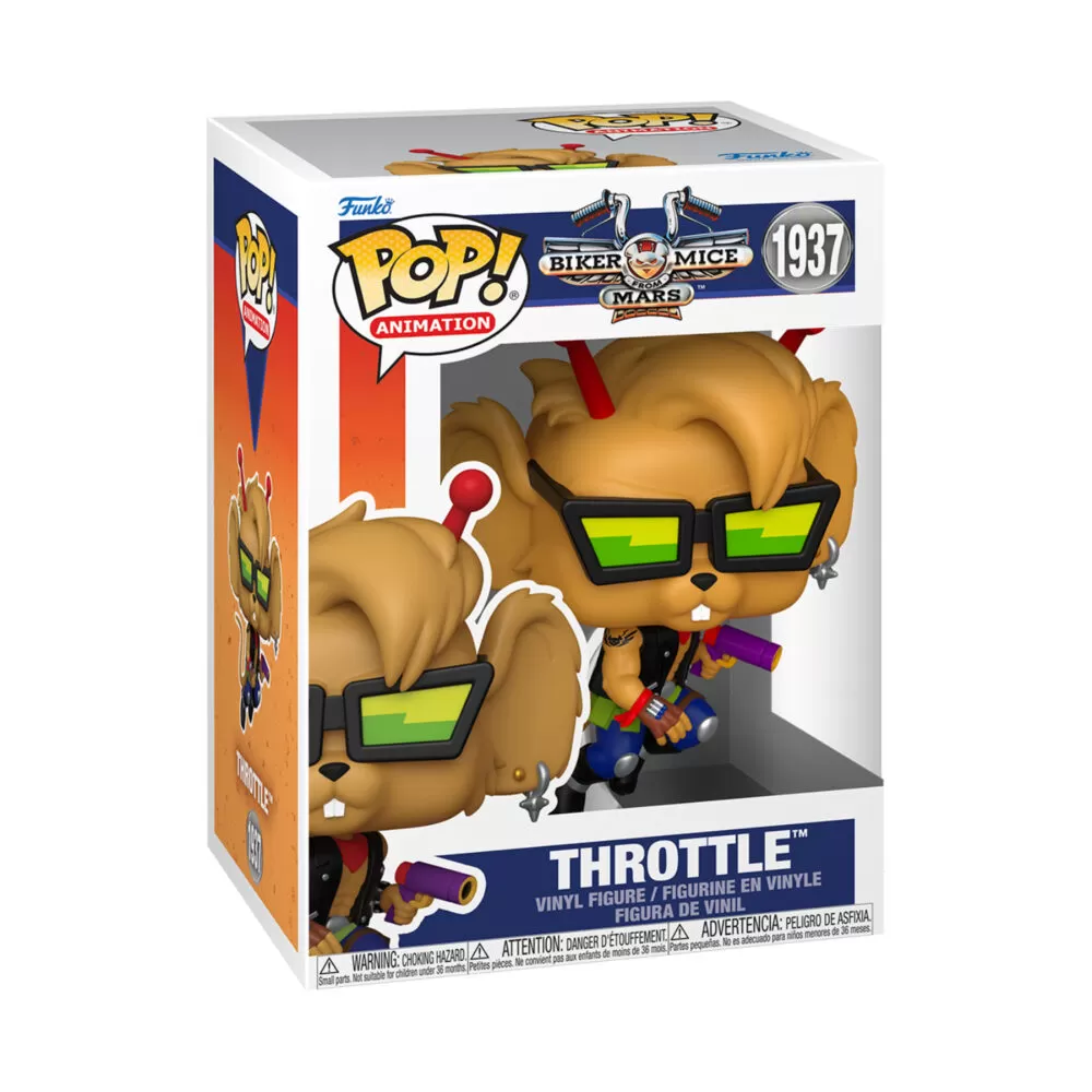 Throttle – Biker Mice from Mars Funko Pop Vinyl Figure #1937