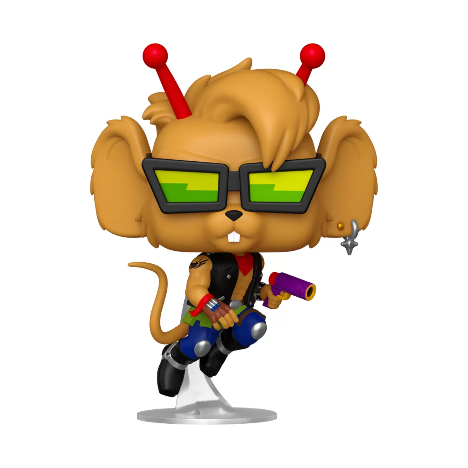 Throttle – Biker Mice from Mars Funko Pop Vinyl Figure #1937 - Image 2