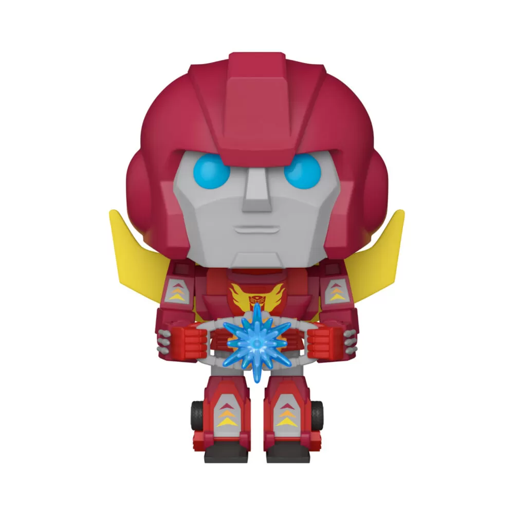 Unboxed Transformers Funko Pop Hot Rod with Matrix collectible vinyl figure #147 displaying detailed features.