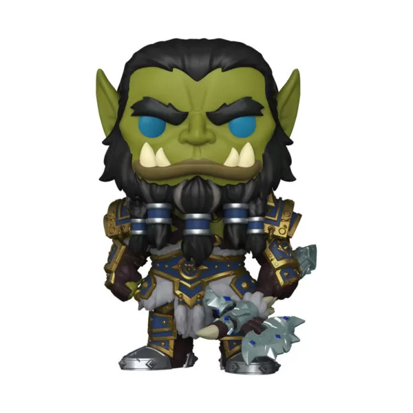 Unboxed World of Warcraft Thrall Funko Pop collectable The War Within vinyl figure #1046, showcasing detailed features.