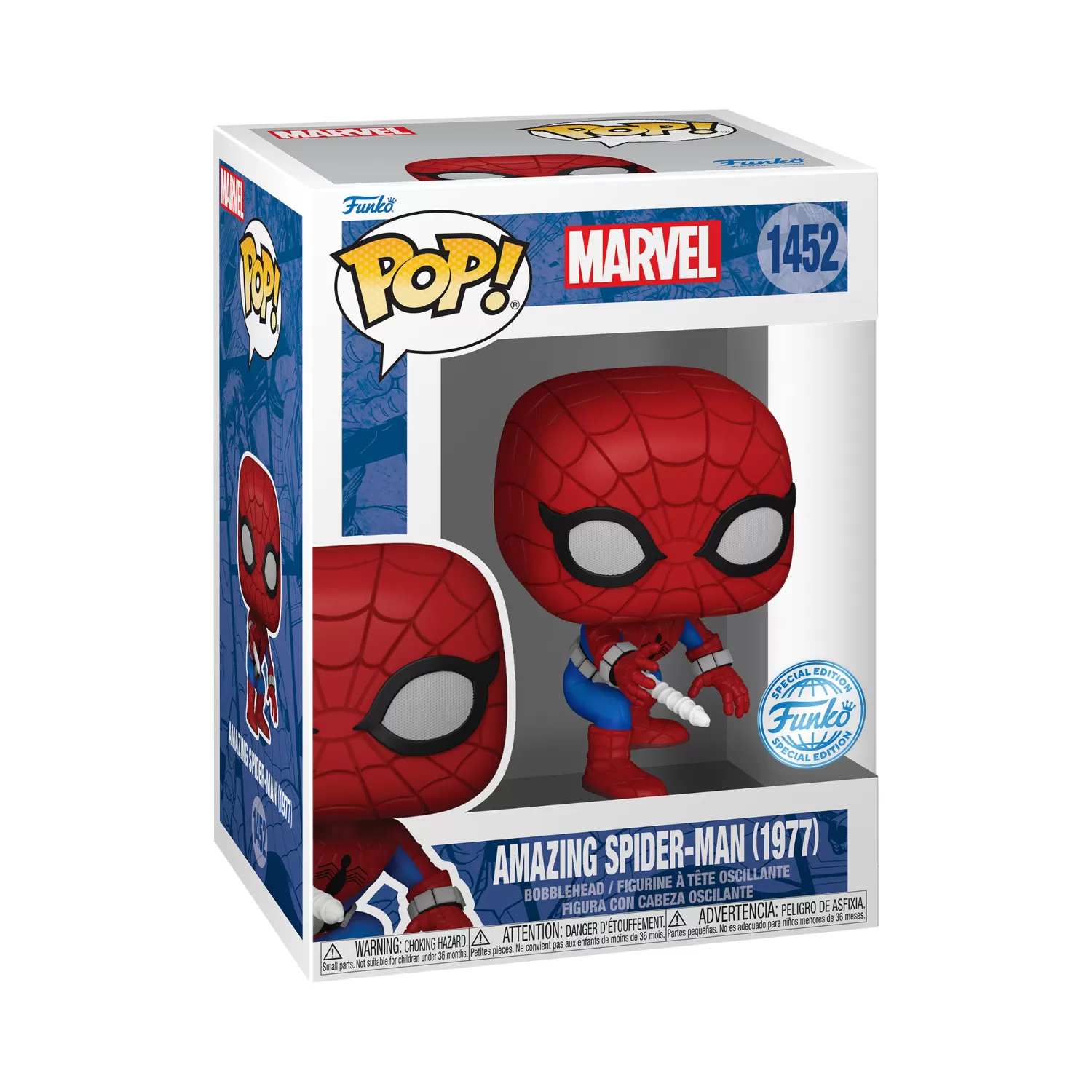 Spider-Man 1977 - Funko Pop Special Edition Bobblehead Vinyl Figure #1452