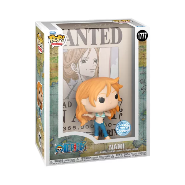 Packaged view of Nami Funko Pop #1777, a special edition vinyl pop figure.