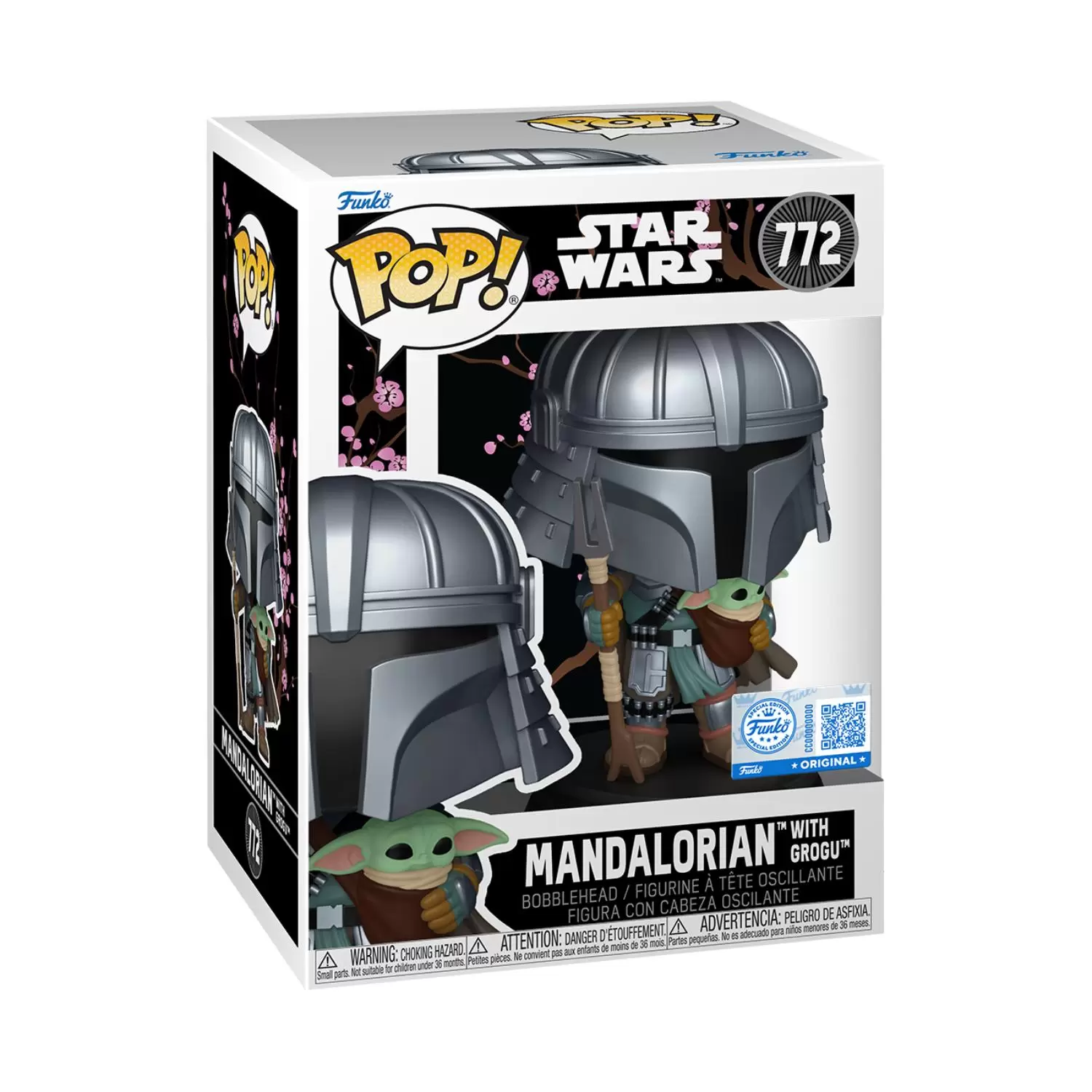 Mandalorian with Grogu – Star Wars Funko Pop Figure – Special Edition #772