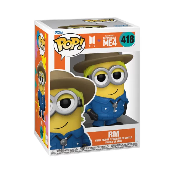 Despicable Me 4 Minions - RM Minion Funko Pop Figure 418