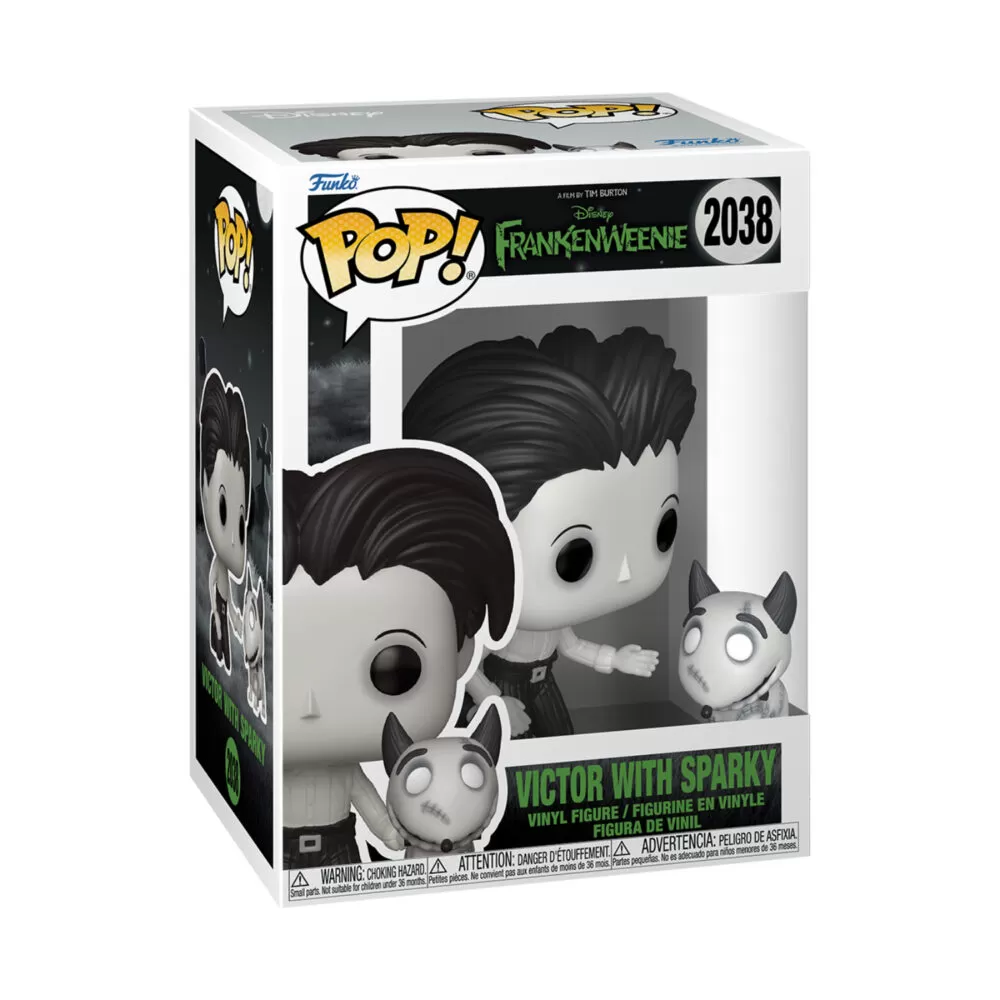 Victor with Sparky – Tim Burton’s Frankenweenie Funko Pop Vinyl Figure #2038