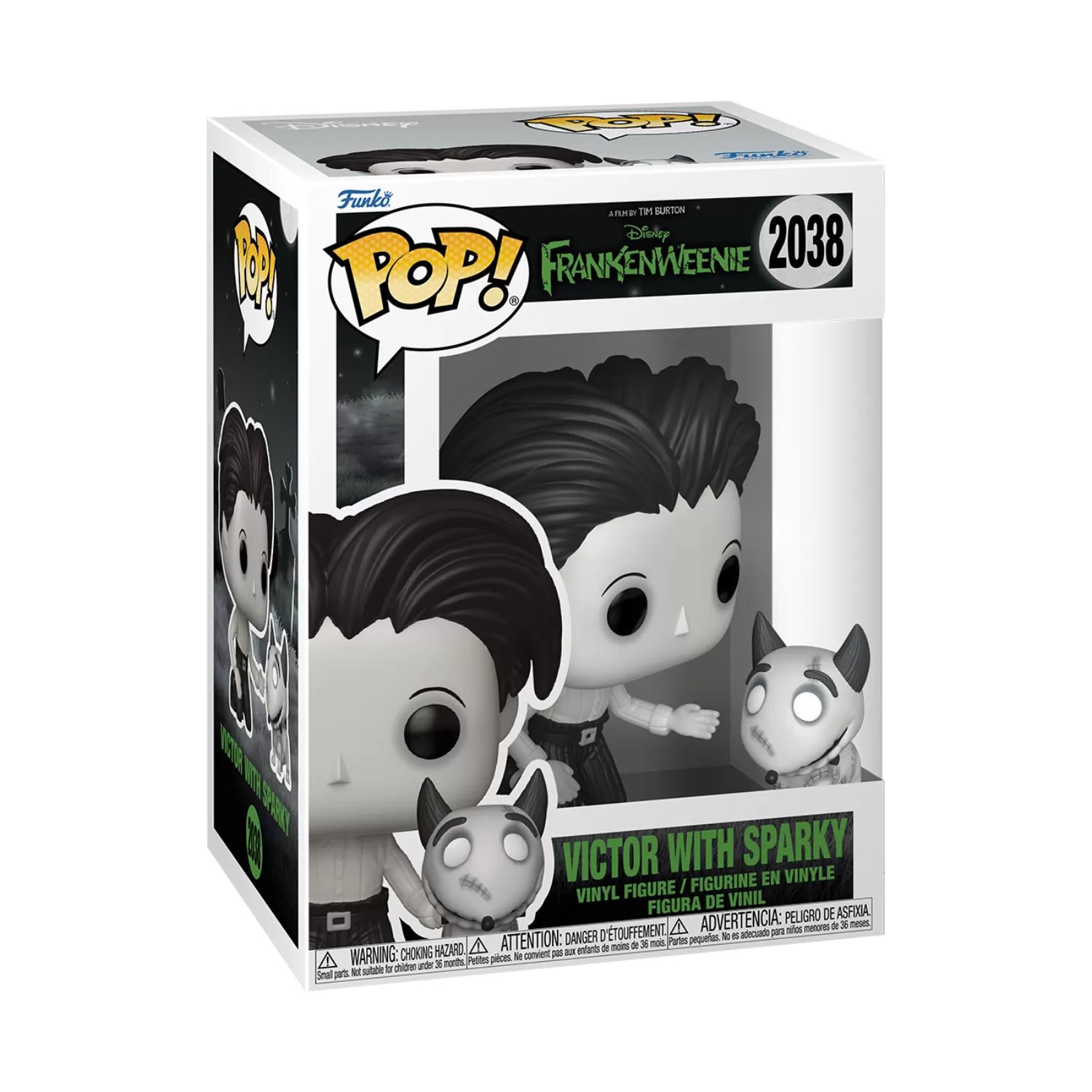 Victor with Sparky – Tim Burton’s Frankenweenie Funko Pop Vinyl Figure #2038