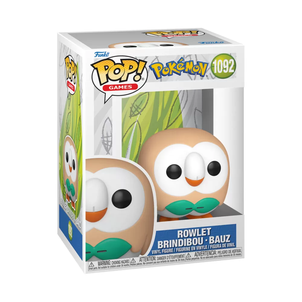 Rowlet – Pokémon Funko Pop Vinyl Figure #1092