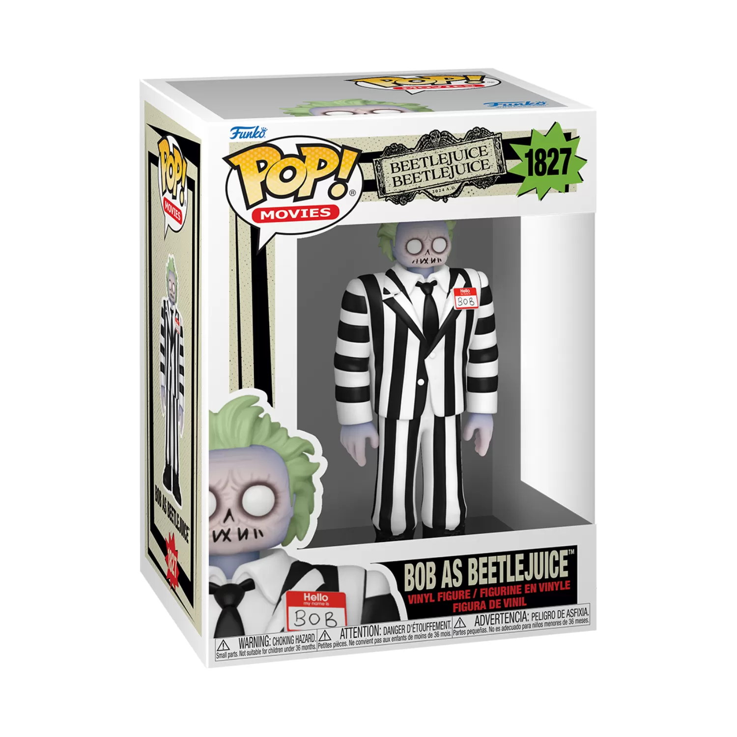 Bob as Beetlejuice – Beetlejuice Funko Pop Vinyl Figure #1827