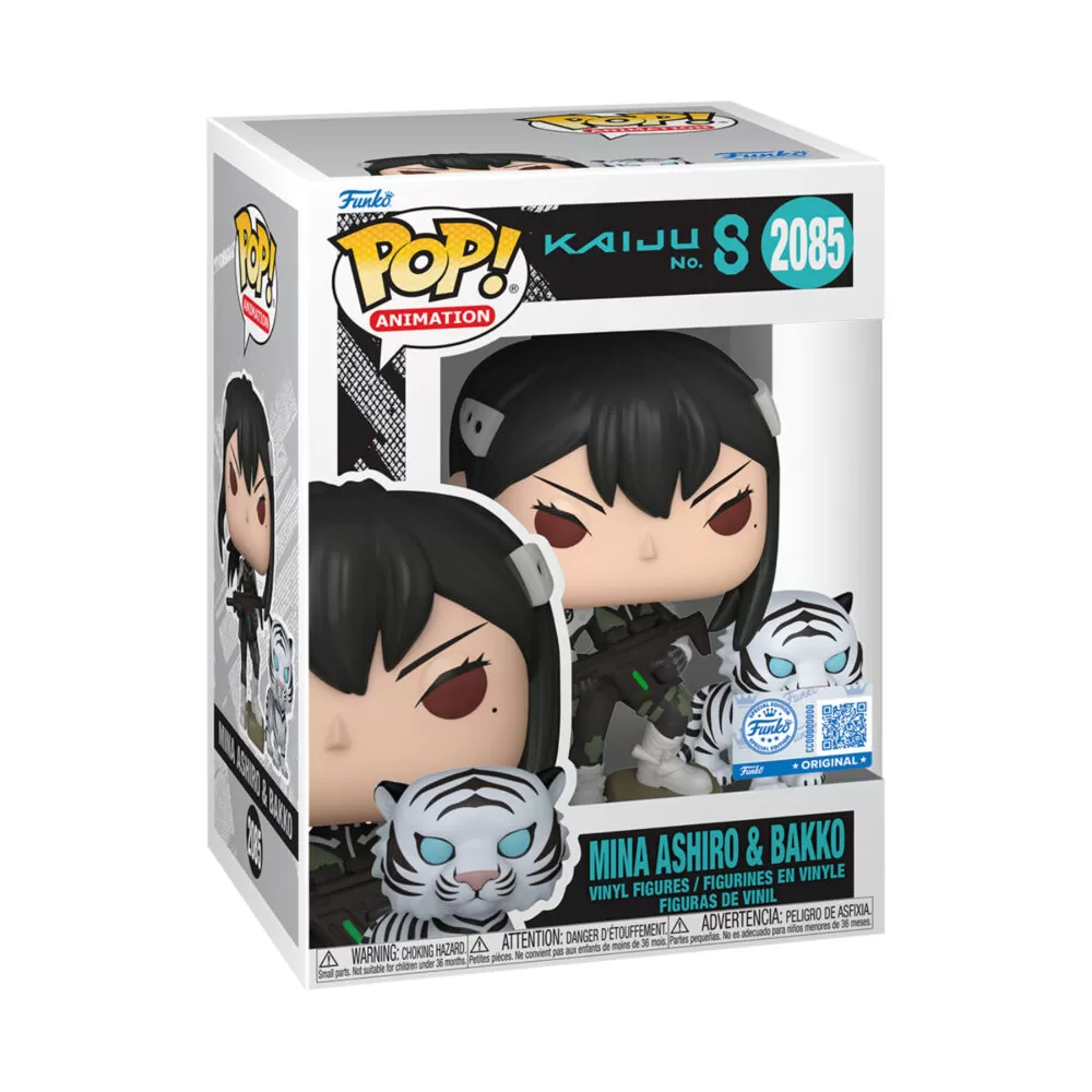 Mina Ashiro & Bakko – Kaiju No. 8 Funko Pop Figure – Special Edition #2085