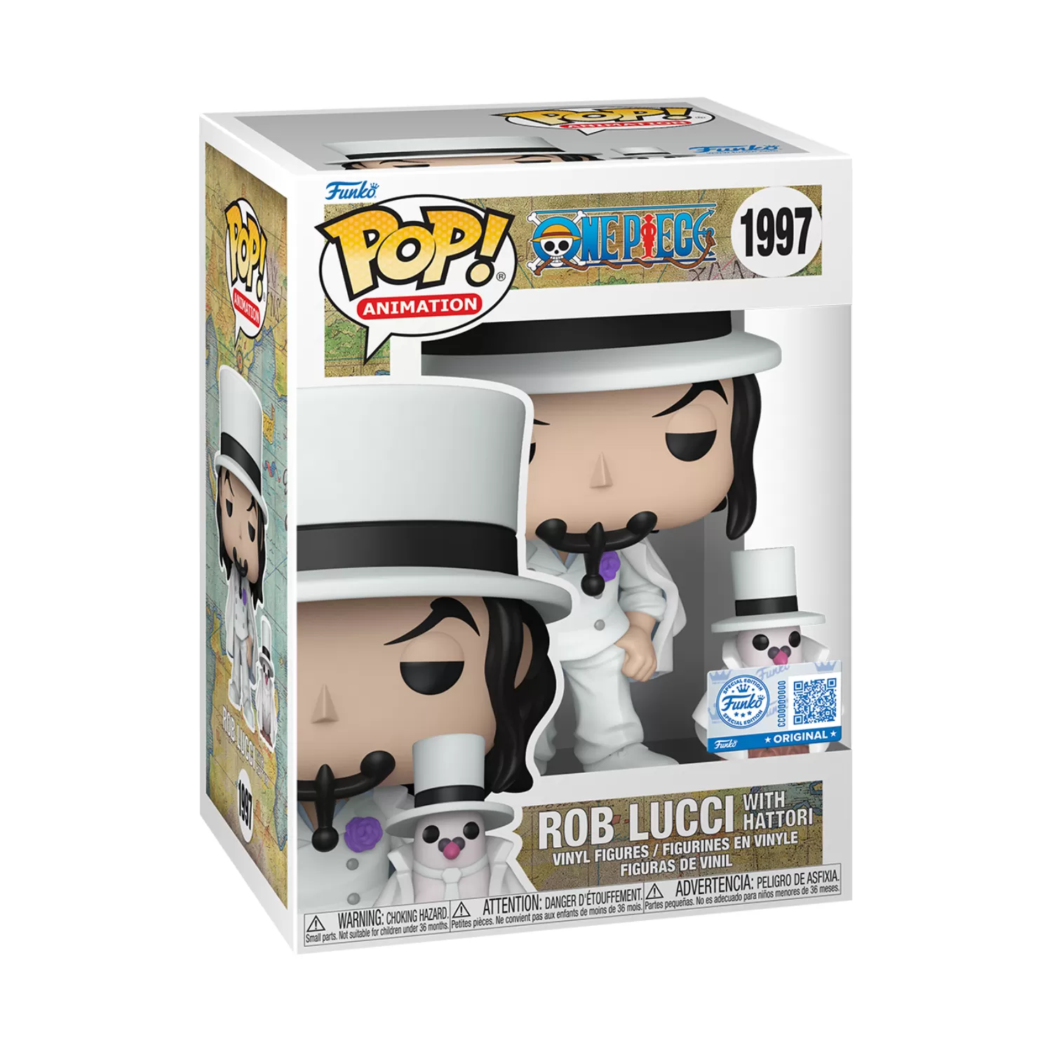 Rob Lucci with Hattori – One Piece Funko Pop Vinyl Figure – Special Edition #1997