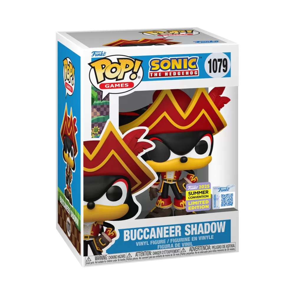 Buccaneer Shadow – Sonic the Hedgehog Funko Pop Figure – 2025 Summer Convention #1079