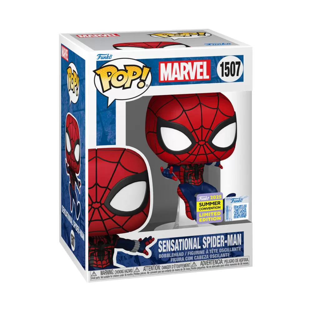 Sensational Spider-Man – Marvel Funko Pop Vinyl Figure – Special Edition #1507