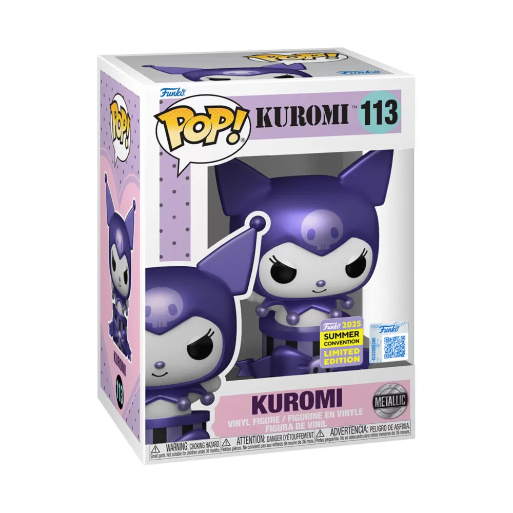 Kuromi in Gift Box (Metallic) – Kuromi Funko Pop Vinyl Figure – Special Edition #113