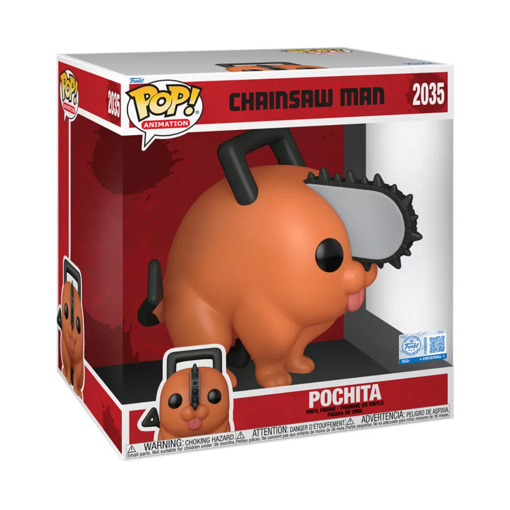 Pochita – Chainsaw Man Funko Pop Jumbo Vinyl Figure #2035