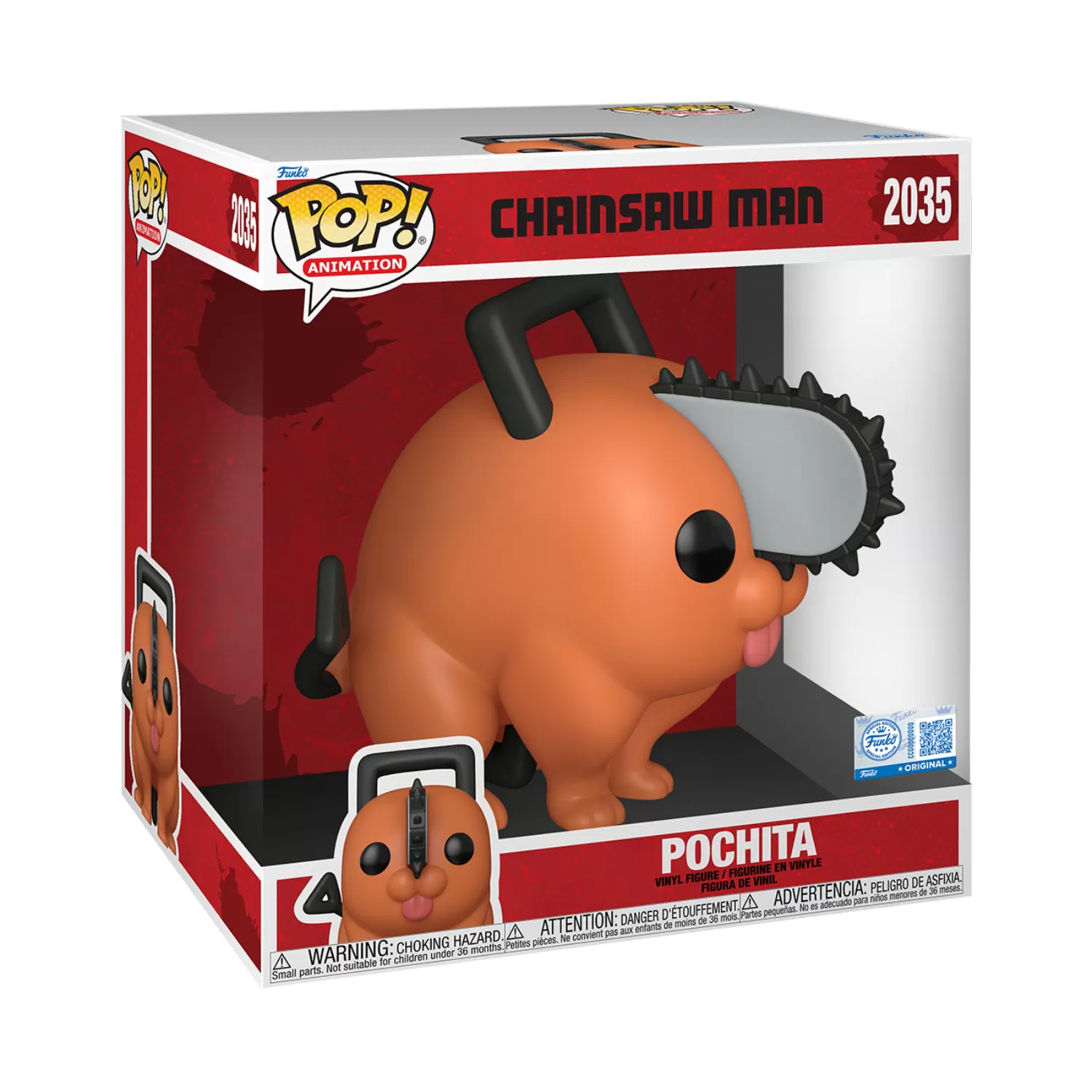 Pochita – Chainsaw Man Funko Pop Jumbo Vinyl Figure #2035