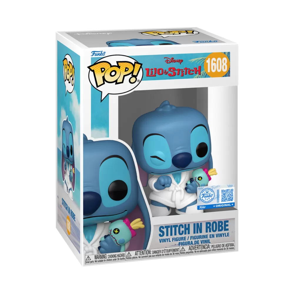 Stitch in Robe – Lilo & Stitch Funko Pop Vinyl Figure – Special Edition #1608