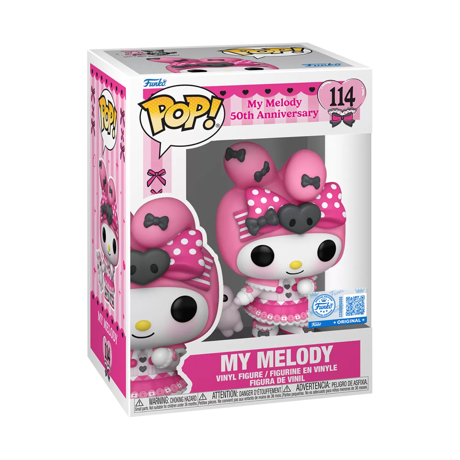 My Melody – My Melody 50th Anniversary Funko Pop Figure – Special Edition #114