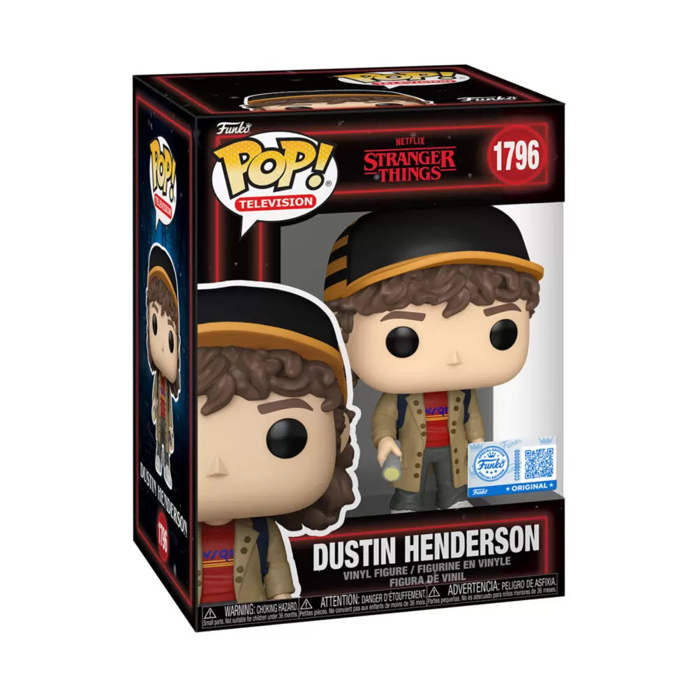 Dustin Henderson – Stranger Things Funko Pop Vinyl Figure – Special Edition #1796