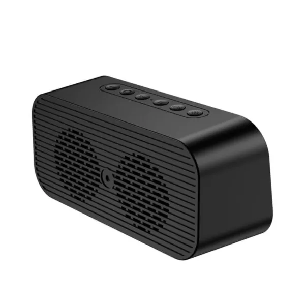 HAVIT Radio Alarm Clock Portable Bluetooth Speaker – Black - Image 2