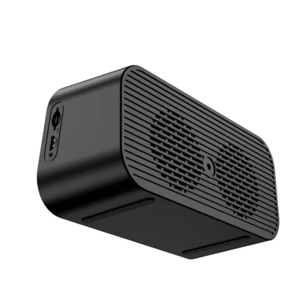 HAVIT Radio Alarm Clock Portable Bluetooth Speaker – Black - Image 3