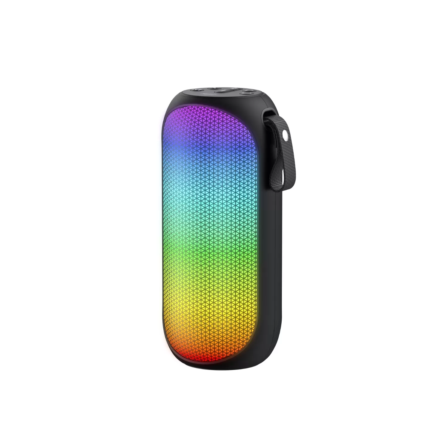 HAVIT RGB Lights Wireless Portable Bluetooth Speaker - Black - Image 3