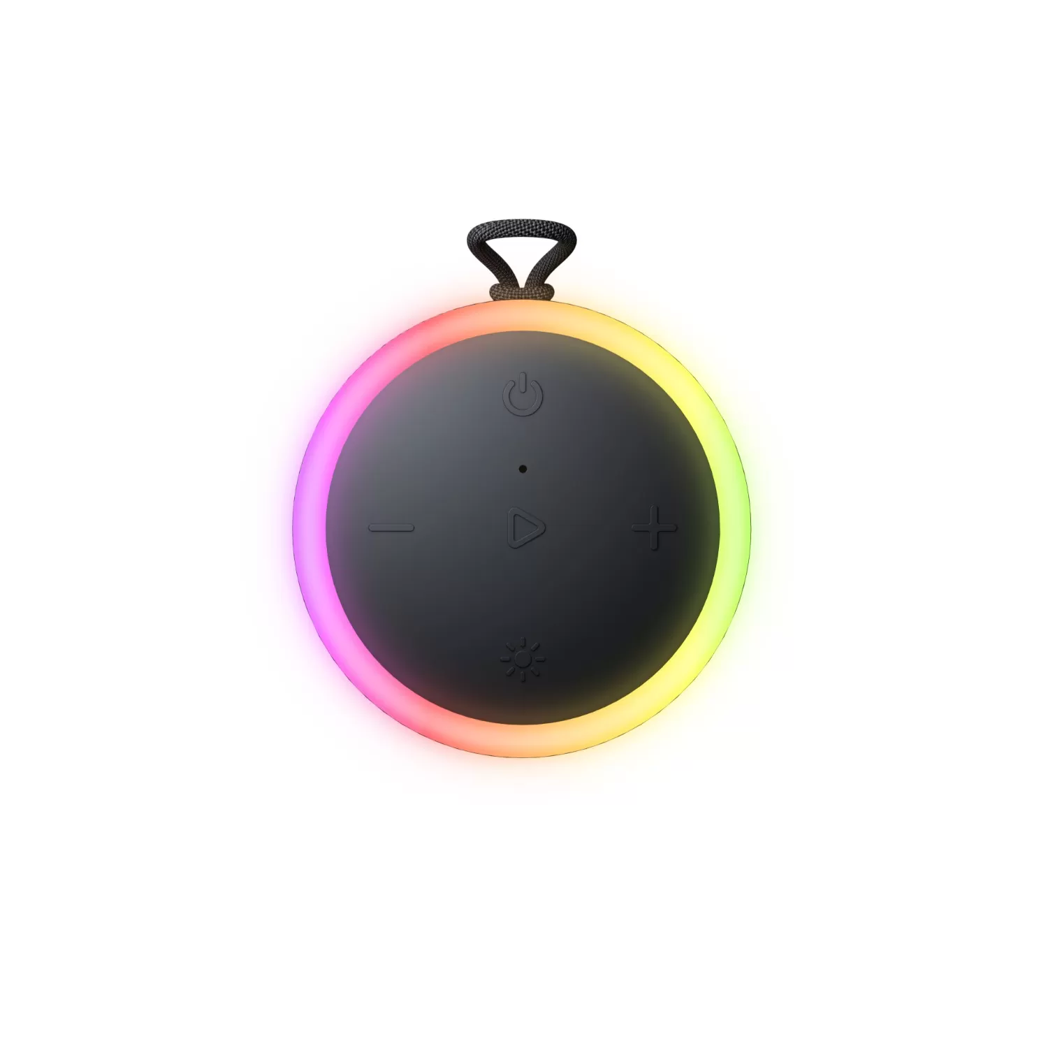 HAVIT Ring Light Portable Bluetooth Speaker - Small - Black - Image 5