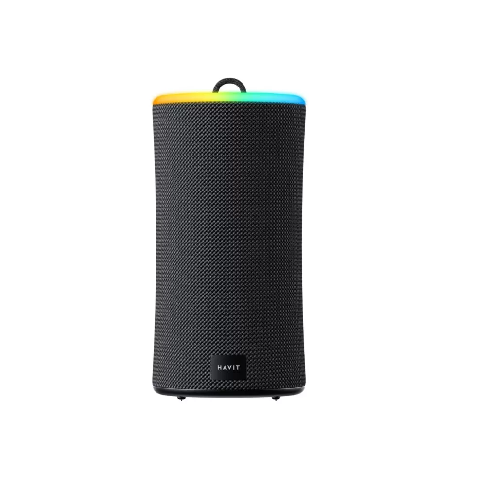HAVIT Ring Light Portable Bluetooth Speaker – Large – Black