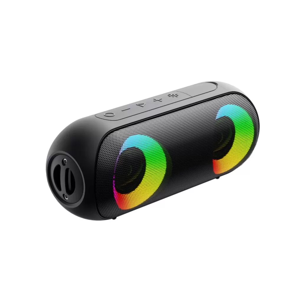 HAVIT RGB Lights Portable Bluetooth Speaker – Large – Black