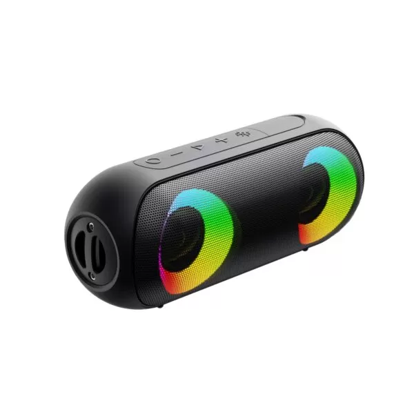 HAVIT RGB Lights Portable Bluetooth Speaker – Large – Black
