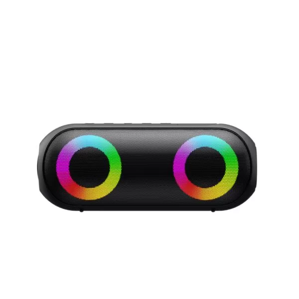 HAVIT RGB Lights Portable Bluetooth Speaker – Large – Black - Image 3