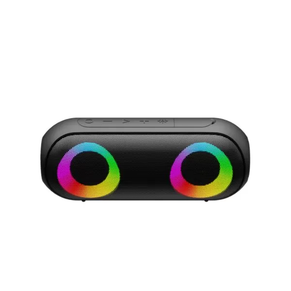 HAVIT RGB Lights Portable Bluetooth Speaker – Large – Black - Image 4