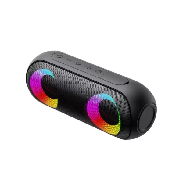 HAVIT RGB Lights Portable Bluetooth Speaker – Large – Black - Image 5