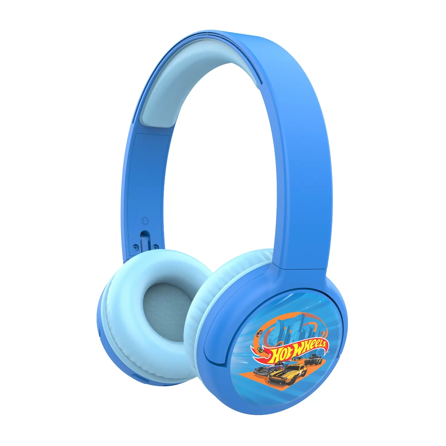 Mattel Hot Wheels Wireless Headphones for Kids - Blue - Image 3