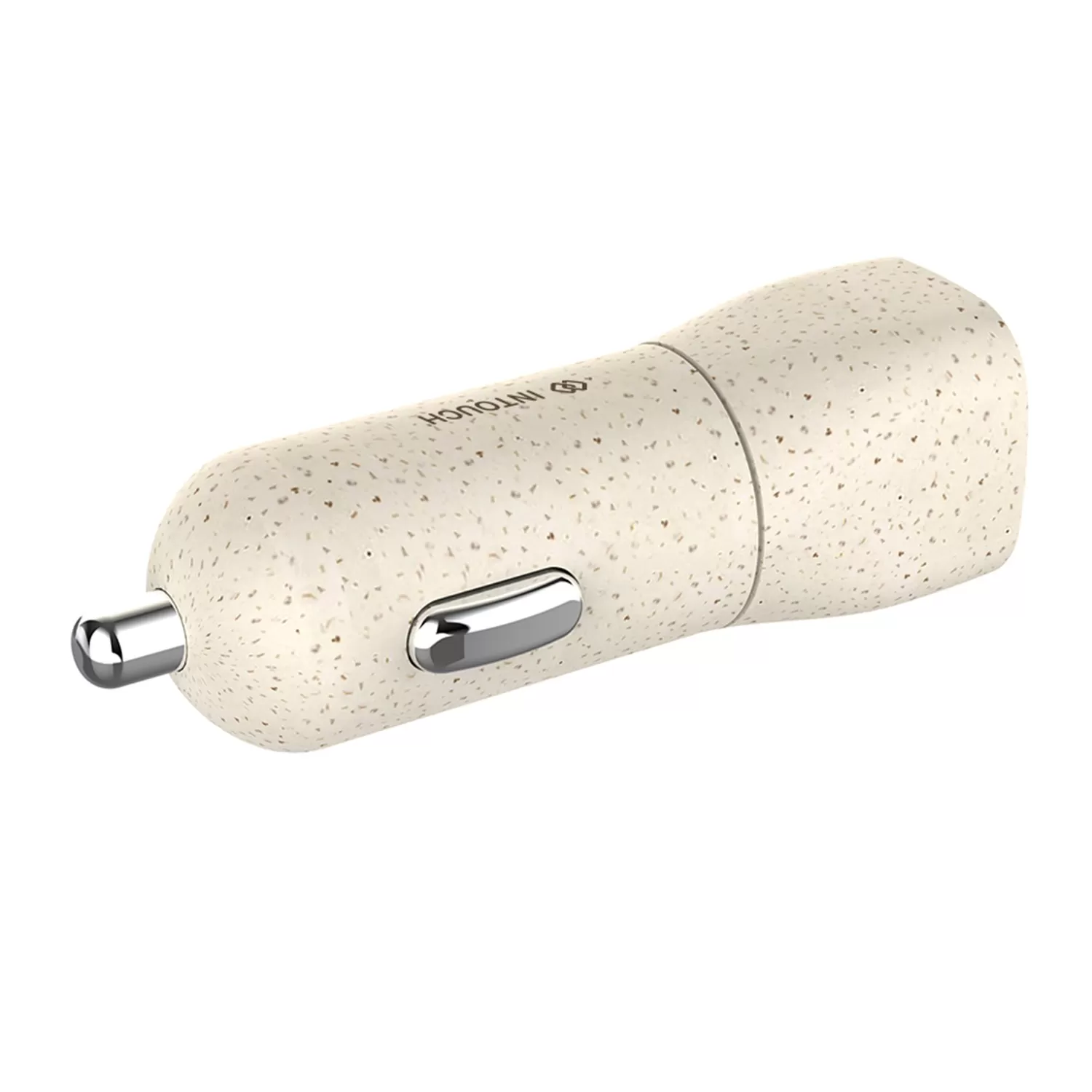 INTOUCH 20W Car Charger - 2 Port PD Fast Charger - Wheat Straw - Image 3