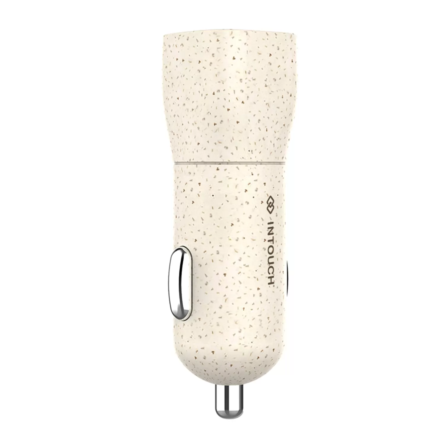 INTOUCH 20W Car Charger - 2 Port PD Fast Charger - Wheat Straw - Image 6