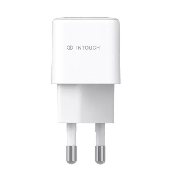 INTOUCH 30W Wall Charger - 1 Port Fast Charger - White - Image 2