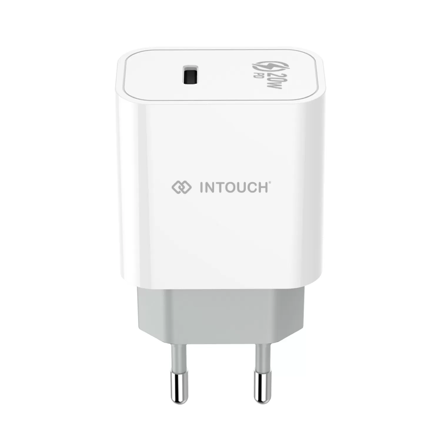 20W INTOUCH PD Wall Charger – 1-Port White
