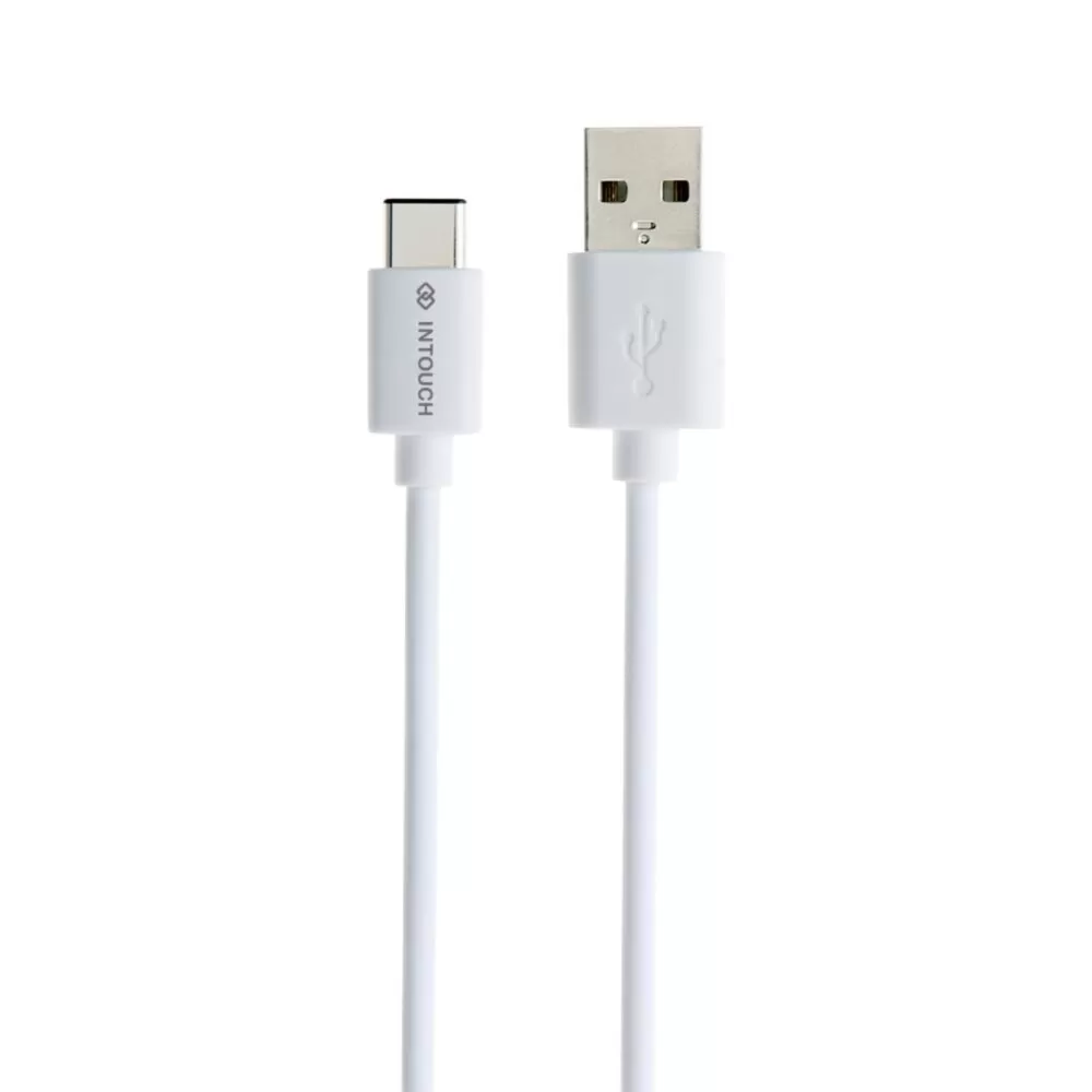 INTOUCH 10W USB To Type C Cable - 2m White