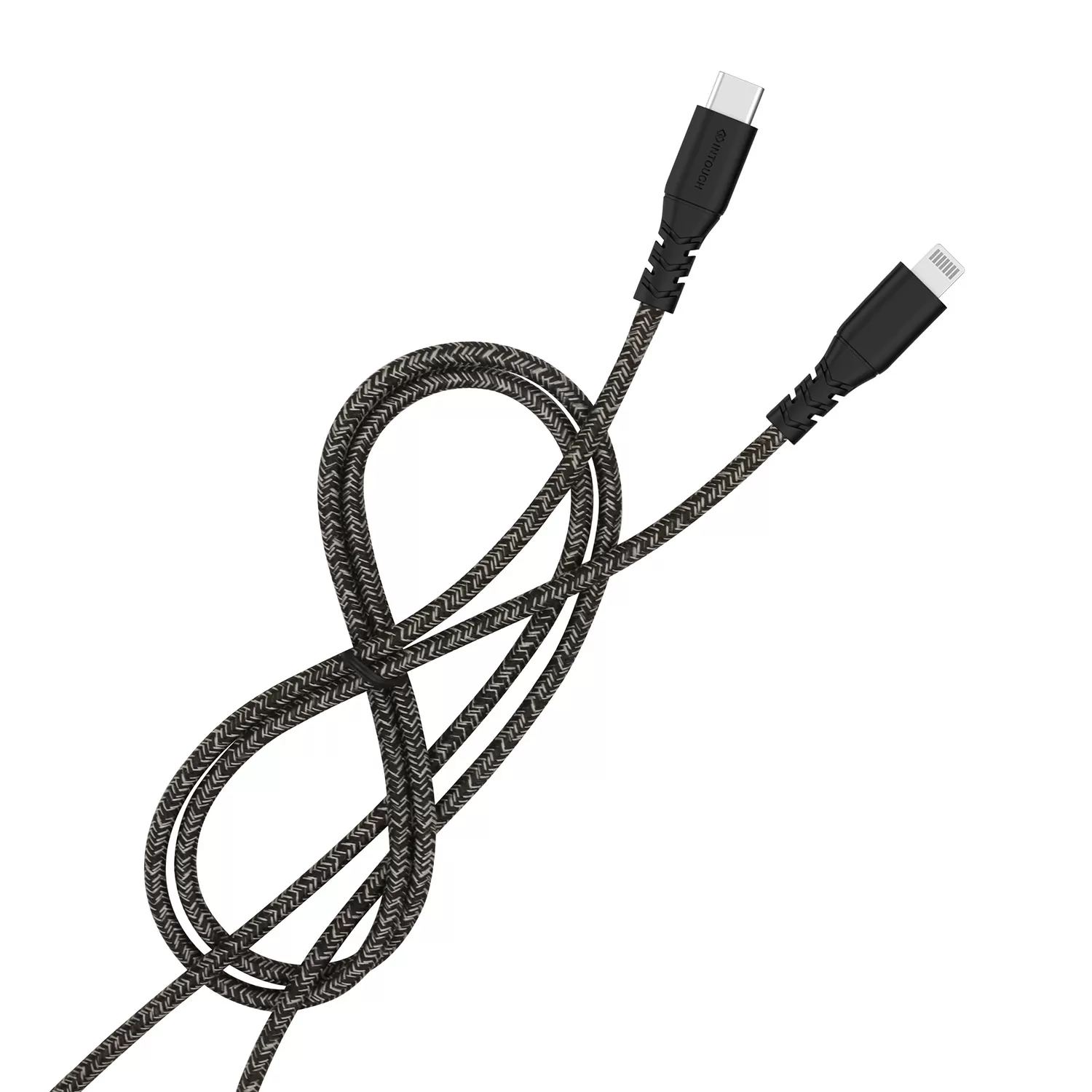 INTOUCH 30W Type C To Lightning Cable - 2m Black - Image 2