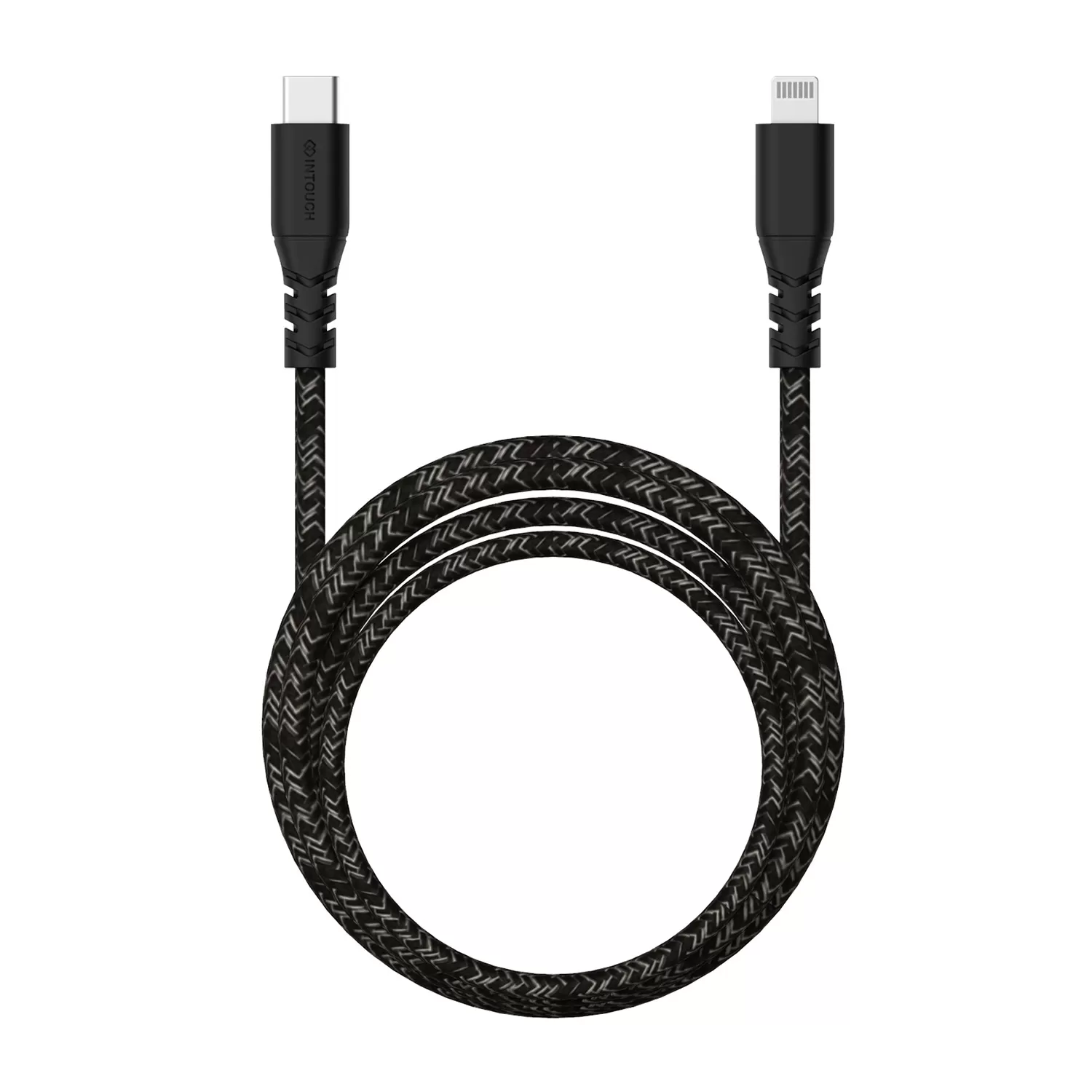 INTOUCH 30W Type C To Lightning Cable - 2m Black - Image 3